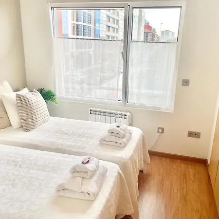 Playa San Lorenzo Parking Incluido Appartement